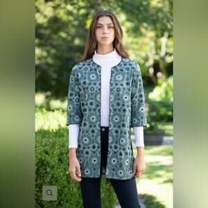 Rungolee Casablanca Eyelet Embroidered Jacket Size XS